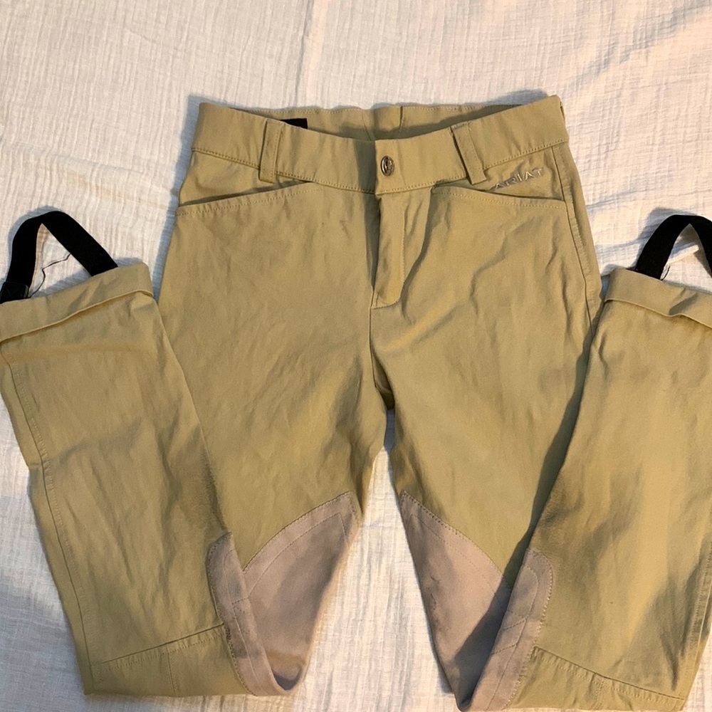 Gently used Ariat kids riding breeches, size 10